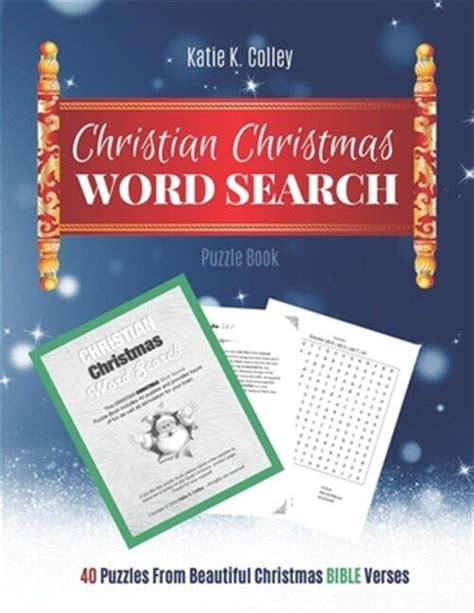 Christian Christmas Word Search Puzzl A Good Gift Idea Christmas