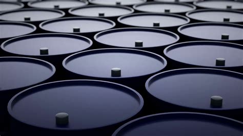 Industry Oil Barrels Chemical Drums Stacked Stock Motion Graphics Sbv