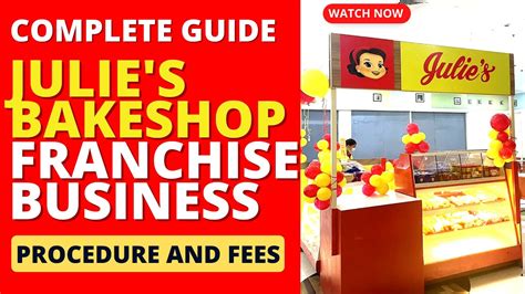 JULIES BAKESHOP Franchise Business Ideas Franchise Republic YouTube