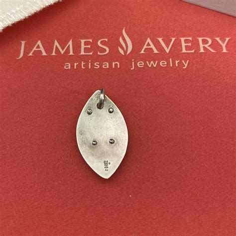 Retired HTF James Avery Hammered Copper Silver Gem