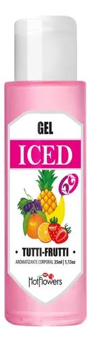 Gel Iced Aromatizante Refrescante Oral Hot Flowers Ml Fragr Ncia Tutti Frutti Mercadolivre
