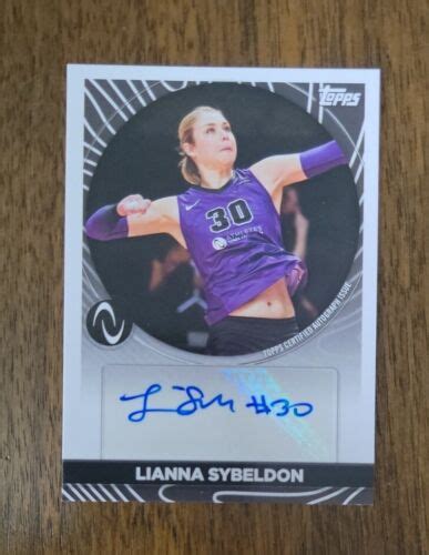 Lianna Sybeldon Auto Topps 2022 Athletes Unlimited Volleyball Ebay