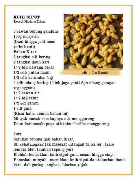 Resepi kuih siput gulung ikan bilis - postspsawe