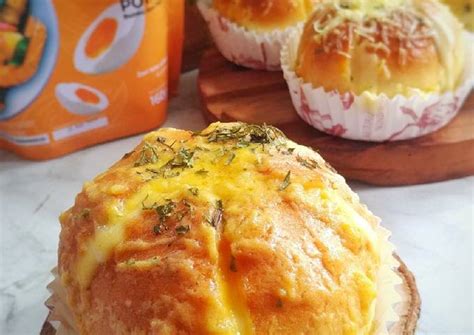 Resep Korean Garlic Cheese Bread Salted Egg Oleh Kiarra Cookies N