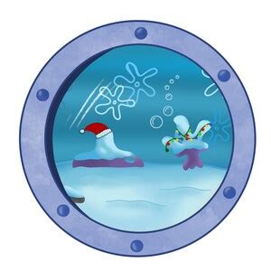 Spongebob Window Into Bikini Bottom Sticker NEW Spooky Etsy