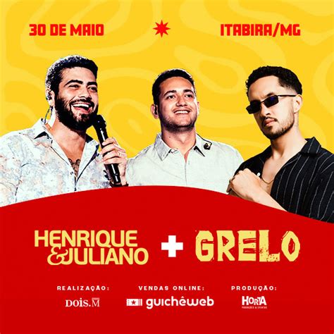 Ingresso Henrique E Juliano Itabira Mg