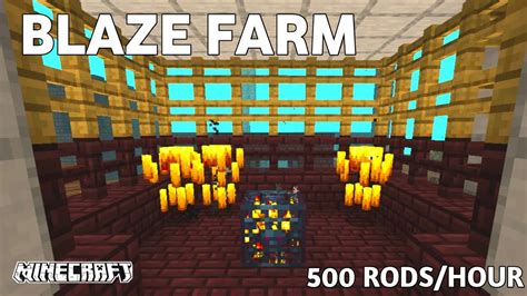 Minecraft Easiest Blaze Farm Tutorial In 1 20 Blaze Farm Mcpe 1 20