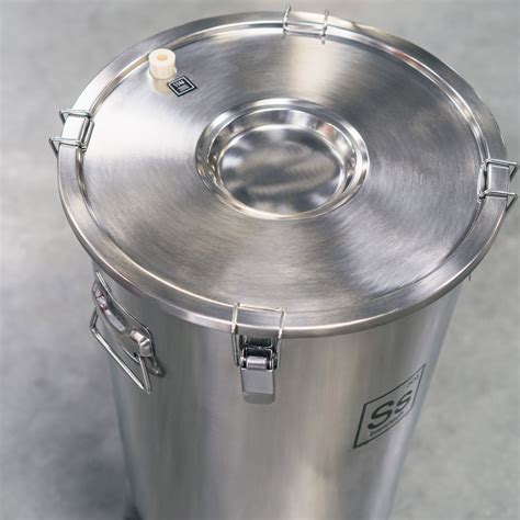 The Brew Bucket 7 Gallon 304 Stainless Steel Fermenter Ss Brewtech