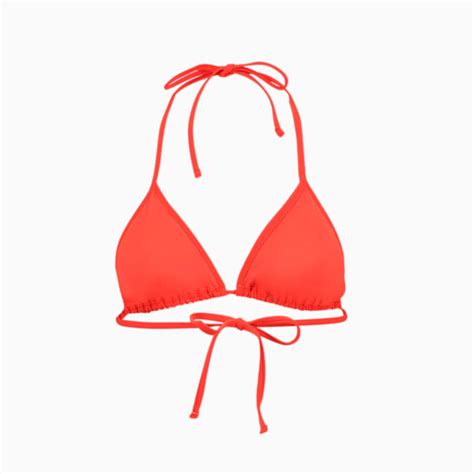 PUMA Swim Women S Triangle Bikini Top Spring Essentials PUMA