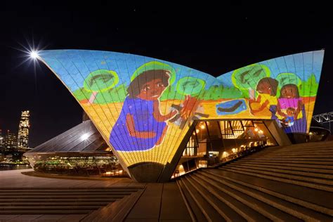 Sydney Opera House Projection, NSW - e-architect