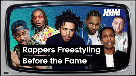 Your Favorite Rappers Freestyling Before The Fame YouTube