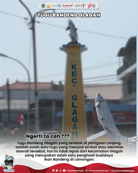 Tugu Bandeng Glagah Dinas Pariwisata Dan Kebudayaan Kabupaten Lamongan