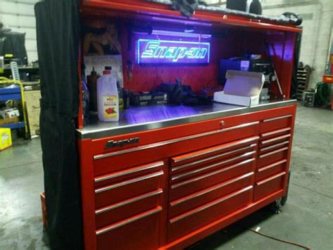 Snap On Tool Box Triple Bank With Hutch 5500 Rancocas Nj