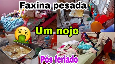 🥵cansei 4 Dias Sem Limpar A Casa Estava Um Nojofaxina Pesada Faxina Completa PÓs Feriado