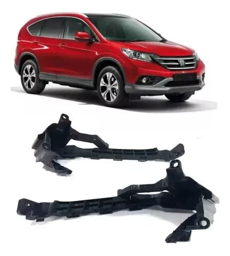 Par Suporte Guia Farol Dianteiro Honda Crv Frete Gr Tis