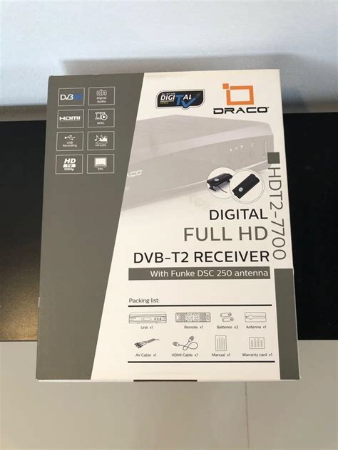 Draco Digital Full Hd Receiver Db T Tv Home Appliances Tv