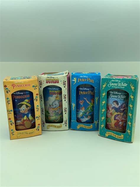 Walt Disney Burger King Cups 1994 Collector Series Antique