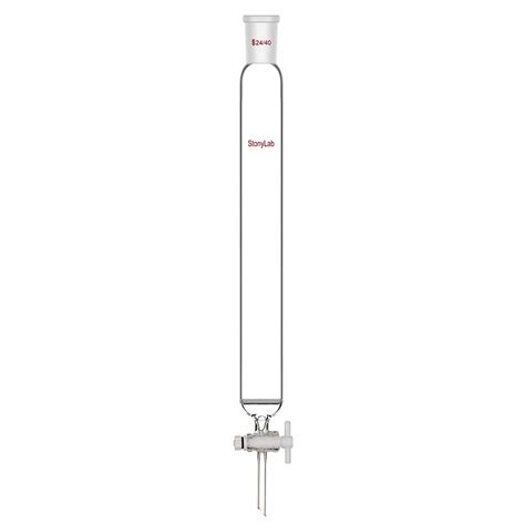 Stonylab Glass Chromatography Column Borosilicate Glass 24 40 Joint