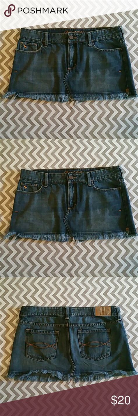 Abercrombie And Fitch Jean Skirt Jean Skirt Abercrombie And Fitch