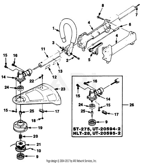 Homelite String Trimmer Parts Diagram