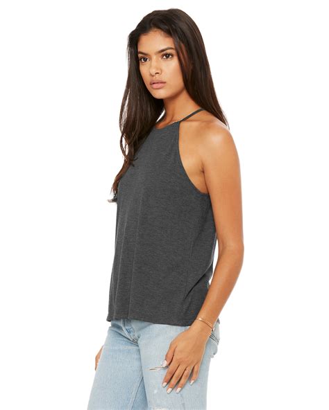 8809 Bella Canvas Ladies Flowy High Neck Tank Blankteesusa