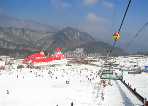 The Cable Car In Xiling Snow Mountain Ski Resort Chengdu Xiling Snow