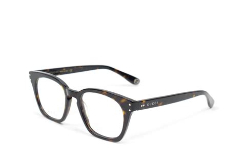 Gucci Havana Square Eyeglasses Glabvn