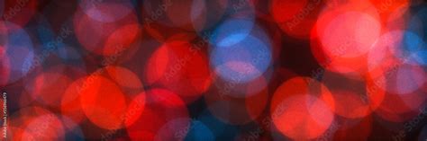 Beautiful abstract background with defocused red and blue lights (3d ...