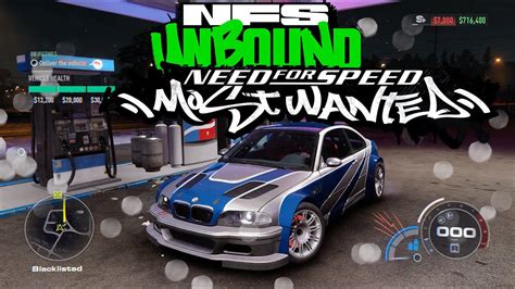 Nfs Most Wanted Bmw M3 Gtr In Nfs Unbound Youtube