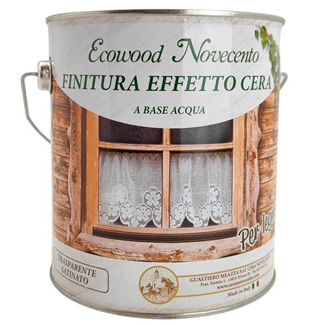 Finitura Ad Acqua Effetto Cera EcoWood Cera Novecento In Offerta Yagos