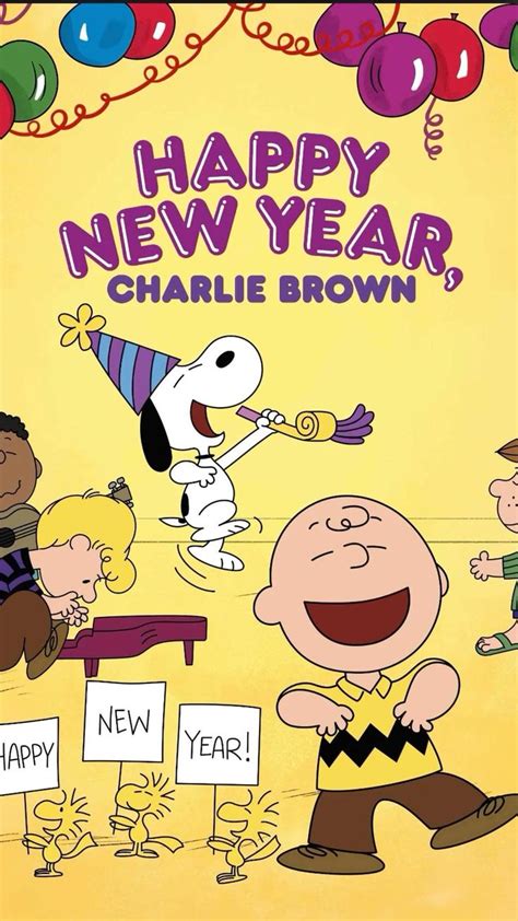 Happy New Year 🥳 Charlie Brown Happy New Year Charlie