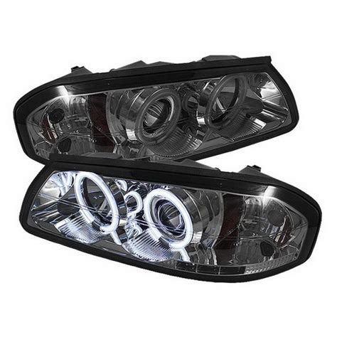 2000 05 Chevy Impala Smoke CCFL Halo LED Projector Headlights