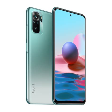 Смартфон Xiaomi Redmi Note 10 4/64GB зелёный: купить по выгодной цене в ...