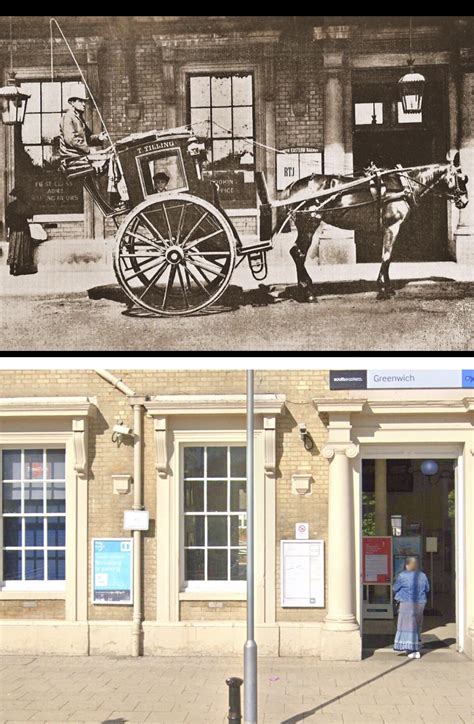 Greenwich Station in London, 1900 and present day. : r/OldPhotosInRealLife
