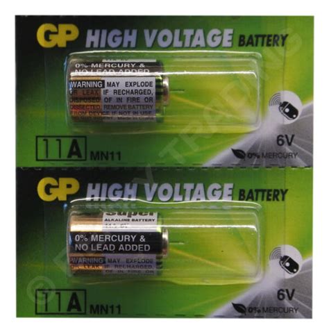 GP Batteries 11A MN11 L1016 L1016F E11A A11 6v Alkaline Battery [2-Pack ...