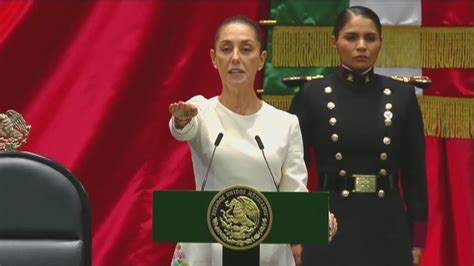 Claudia Sheinbaum sworn in as Mexico's first president | khou.com