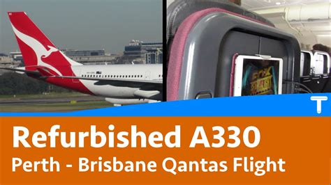 Qantas A Economy Review Perth To Brisbane Youtube