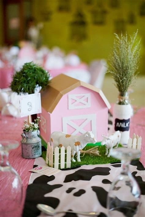 Beas Pink Barnyard Themed Party 1st Birthday Pink Farm Party Farm Theme Birthday Farm