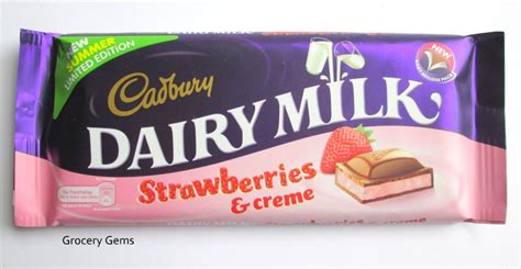 Grocery Gems Cadbury Dairy Milk Strawberries And Creme