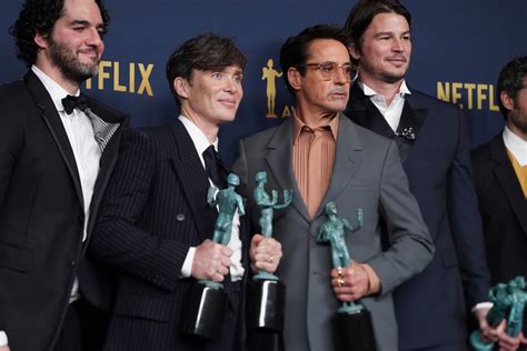 Film Oppenheimer Na Golden Globe Succes Ook Grote Winnaar Op Sag Awards