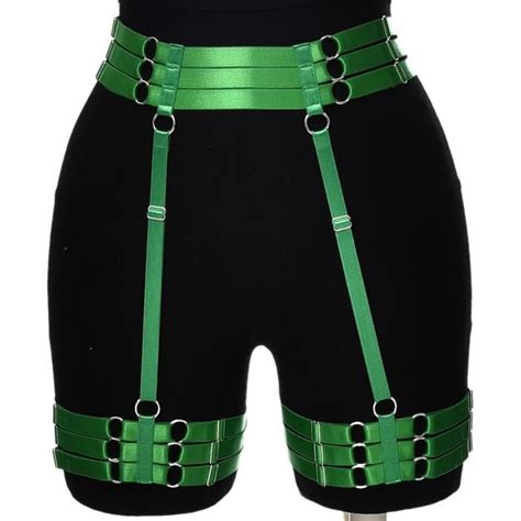 Porte jarretelle taille haute pour femme N P LS Bas élastiques et lingerie sexy Blanc