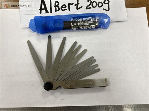 Набор щупов №3 (0.55 - 1.0мм), 10 пластин, 100мм(Артикул 453) купить в ...