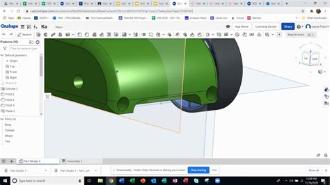 Modeling Automoblox C R In Onshape Vid Youtube