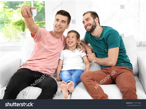 Male Gay Couple Foster Son Taking Stock Photo Edit Now 717277405