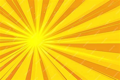 Premium Photo | Yellow Sun Rays Background Illustration