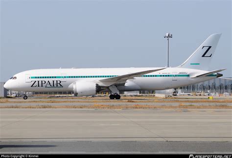 JA822J ZIPAIR Tokyo Boeing 787 8 Dreamliner Photo By Kinmei ID