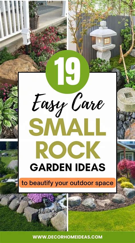 19 Low Maintenance Small Rock Garden Ideas to Beautify Your Outdoor Space