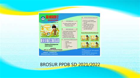 Brosur Ppdb Sd Tahun 2021 Format Word Mudah Diedit