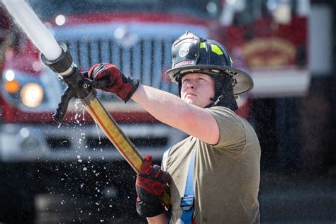 Dod Fire News Grissom Firefighter Makes It Rain