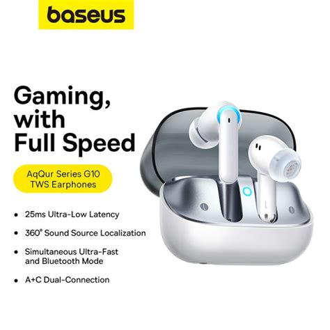 Jual Baseus Tws Gaming Aequr G Enc Dual Mode Bluetooth A C Ghz